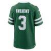 Kene Nwangwu New York Jets Nike Team Game Jersey - - Alt2