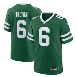 Dane Belton New York Jets Nike Team Game Jersey - - Front View