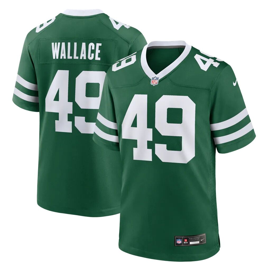 Trevin Wallace New York Jets Nike Team Game Jersey - Legacy Green