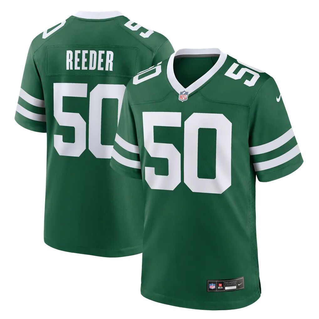 Troy Reeder New York Jets Nike Team Game Jersey - Legacy Green
