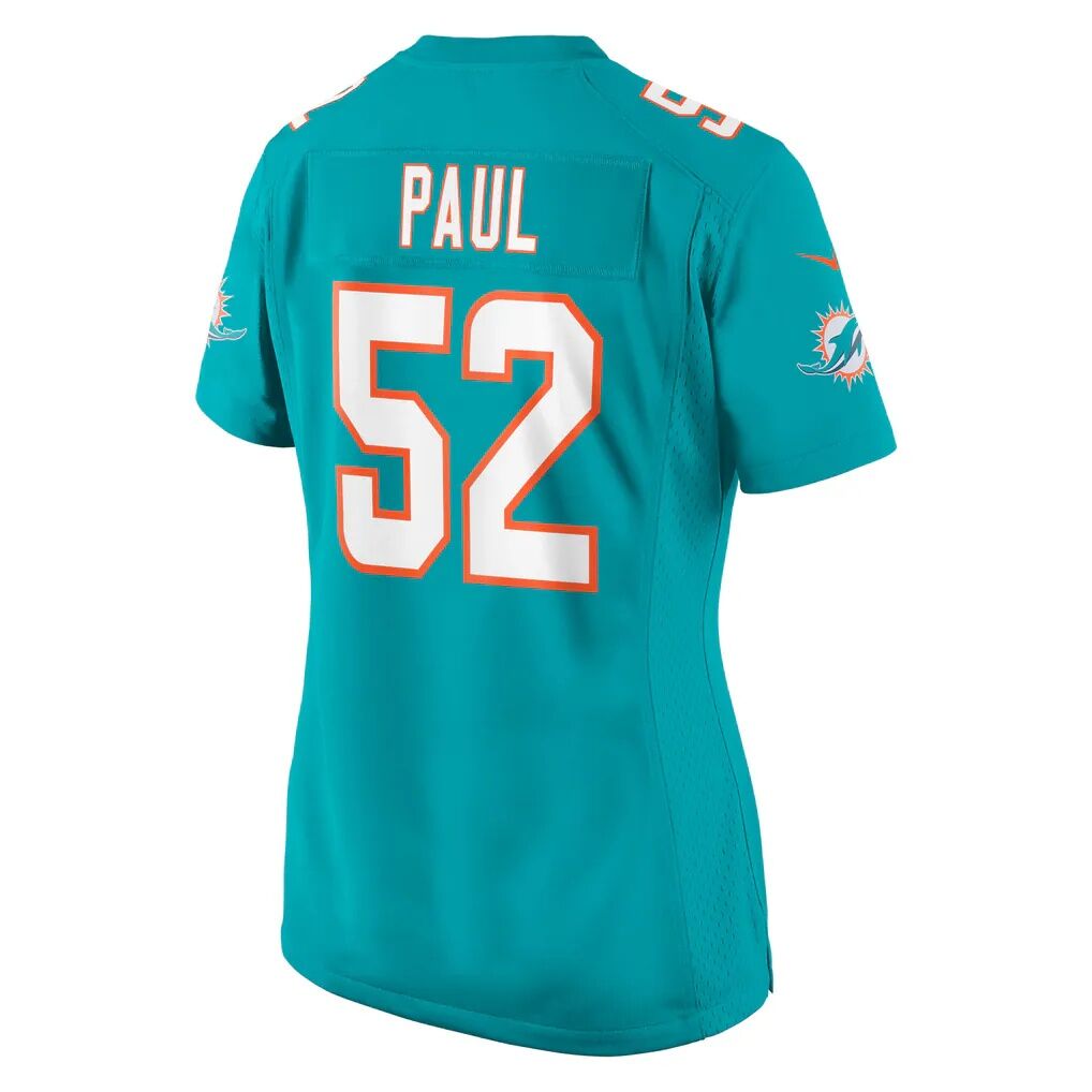 Patrick Paul Miami Dolphins Nike Women's Game Jersey - Aqua