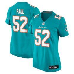 Patrick Paul Miami Dolphins Nike Women's Game Jersey - - Front View