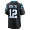 Kenny Pickett Carolina Panthers Nike Team Game Jersey - Black - Detail View