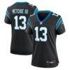 John Metchie III Carolina Panthers Nike Women's Team Game Jersey - Black - Front View