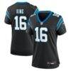 Haynes King Carolina Panthers Nike Women's Team Game Jersey - Black - Front View