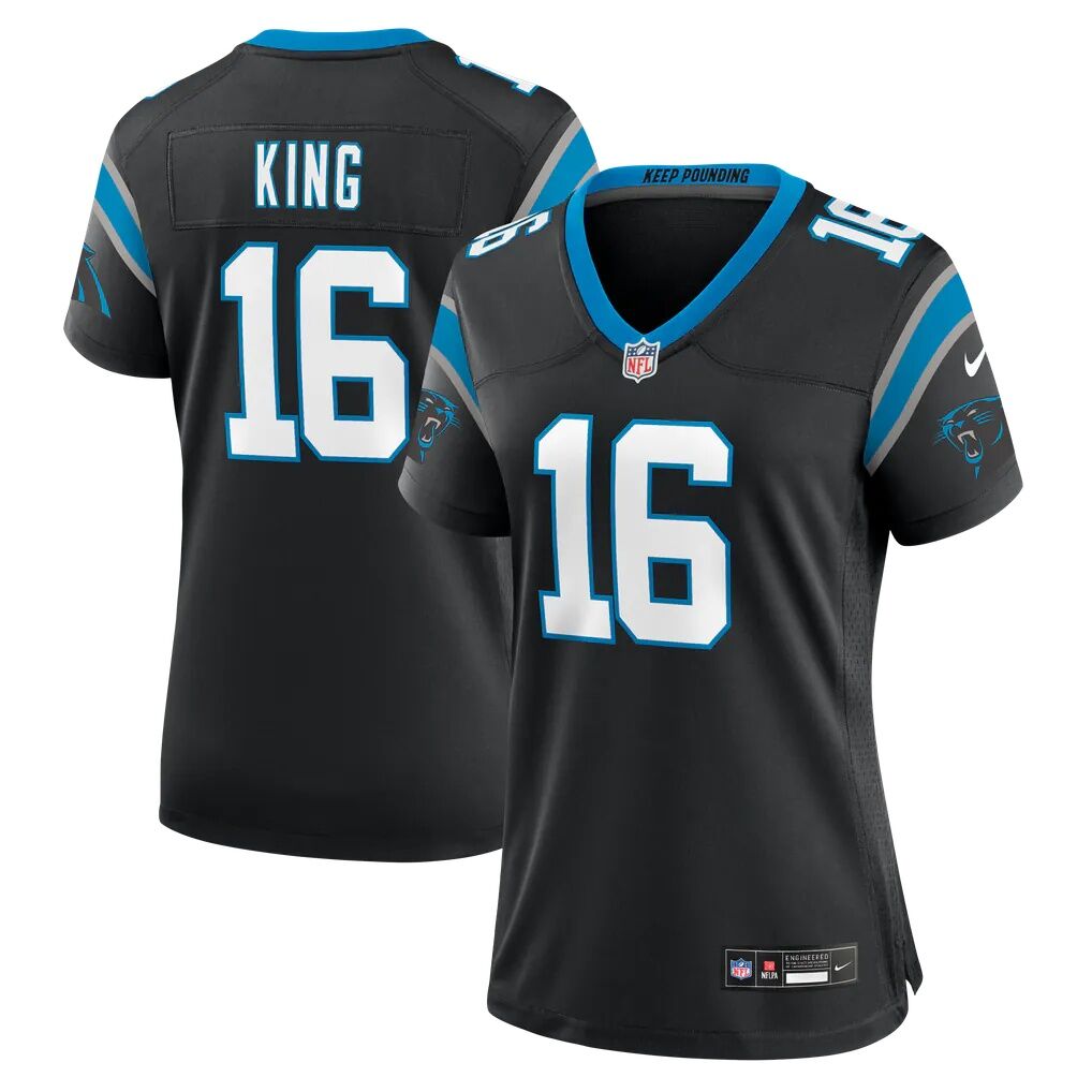 Haynes King Carolina Panthers Nike Women's Team Game Jersey