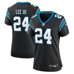 Will Lee III Carolina Panthers Nike Women's Team Game Jersey - Black - Front View