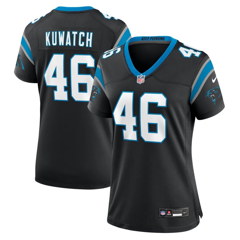 Jackson Kuwatch Carolina Panthers Nike Women's Team Game Jersey