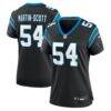 Bam Martin Scott Carolina Panthers Nike Women's Team Game Jersey - Black - Front View