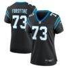 Stone Forsythe Carolina Panthers Nike Women's Team Game Jersey - Black - Front View