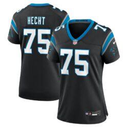 Sam Hecht Carolina Panthers Nike Women's Team Game Jersey - Black - Front View