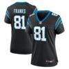 Feleipe Franks Carolina Panthers Nike Women's Team Game Jersey - Black - Front View