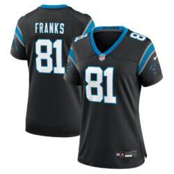 Feleipe Franks Carolina Panthers Nike Women's Team Game Jersey - Black - Front View
