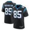 Casey Washington Carolina Panthers Nike Team Game Jersey - Black - Front View
