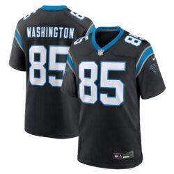 Casey Washington Carolina Panthers Nike Team Game Jersey - Black - Front View