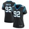 Lee Hunter Carolina Panthers Nike Women's Team Game Jersey - Black - Front View