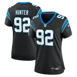Lee Hunter Carolina Panthers Nike Women's Team Game Jersey - Black - Front View