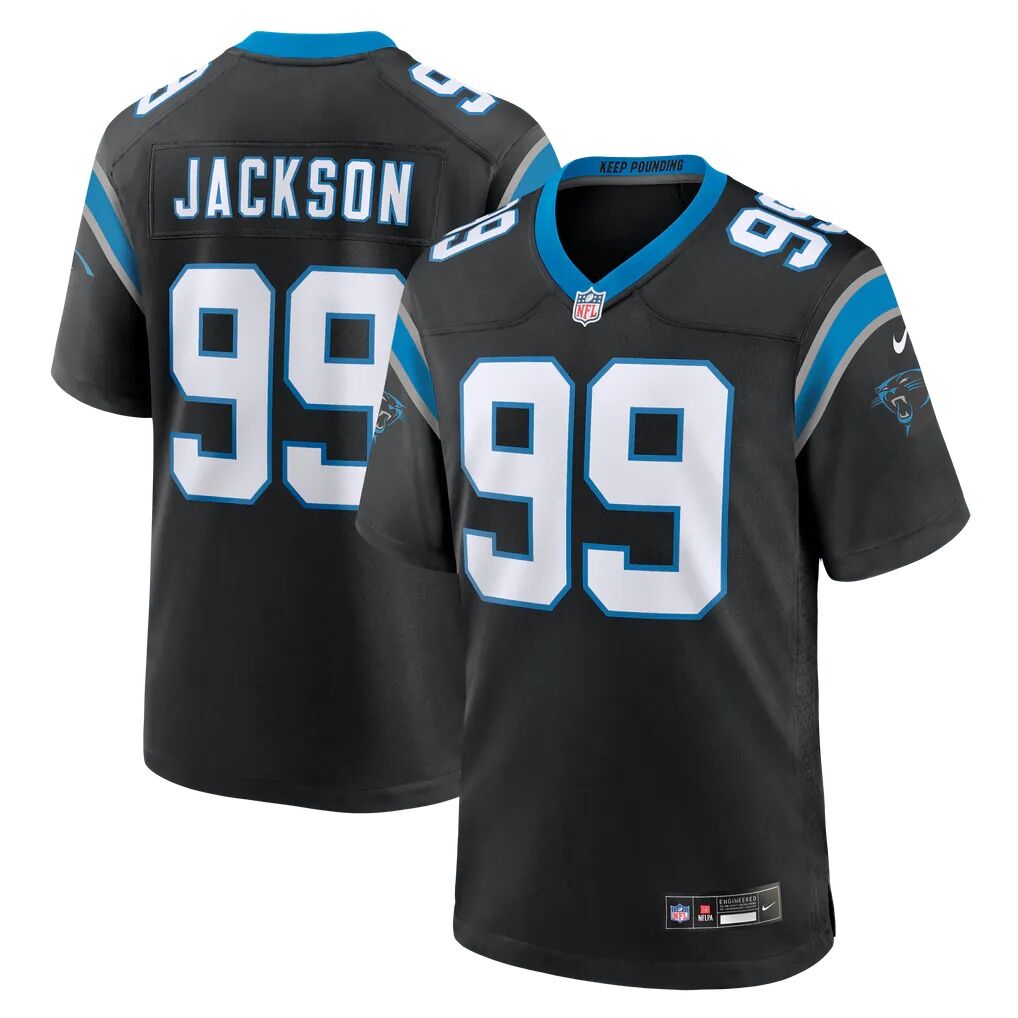 Cam Jackson Carolina Panthers Nike Team Game Jersey