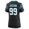 Cam Jackson Carolina Panthers Nike Women's Team Game Jersey - Black - Alt2