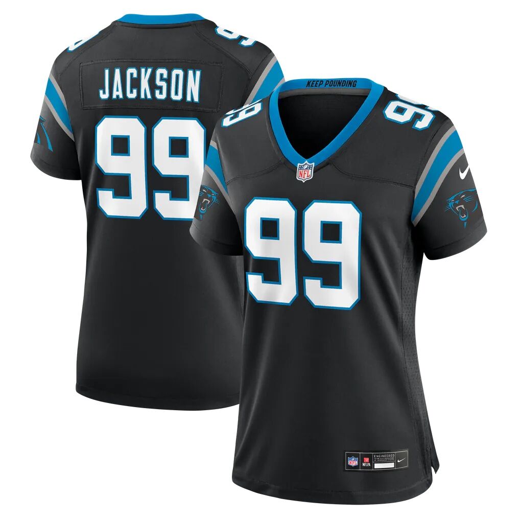 Cam Jackson Carolina Panthers Nike Women's Team Game Jersey