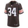 Michael Burton Cleveland Browns Nike Team Game Jersey - Brown - Alt1