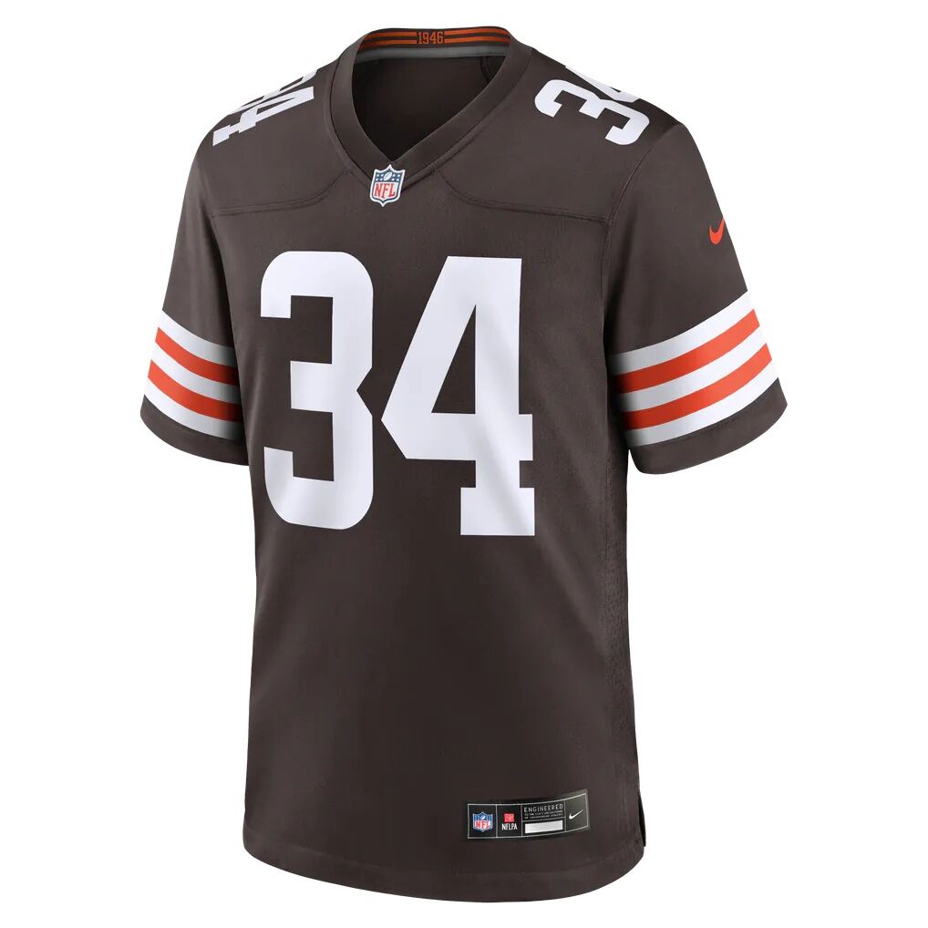 Michael Burton Cleveland Browns Nike Team Game Jersey