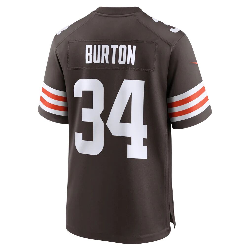 Michael Burton Cleveland Browns Nike Team Game Jersey