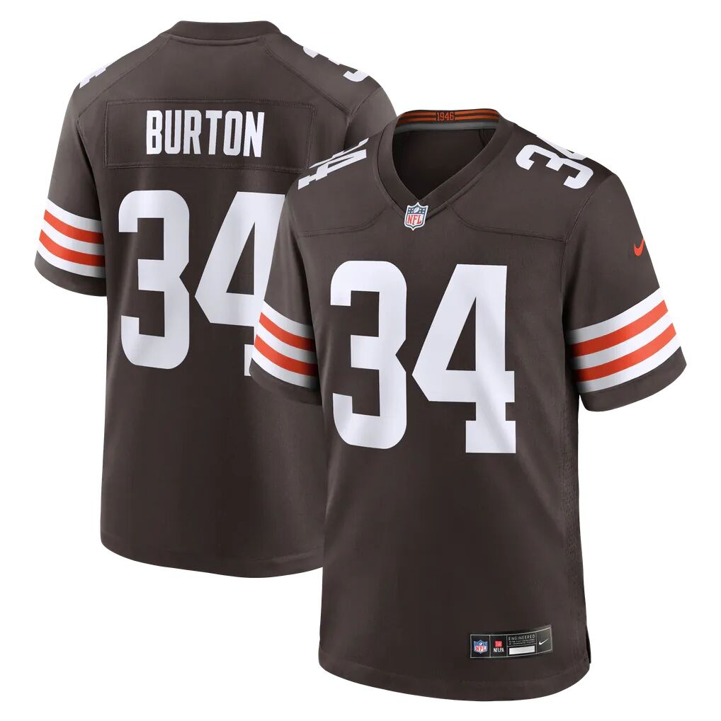 Michael Burton Cleveland Browns Nike Team Game Jersey