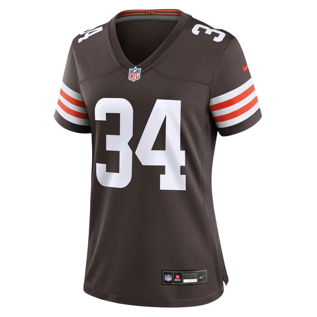 Michael Burton Cleveland Browns Nike Women's Team Game Jersey