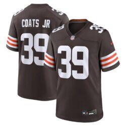 Michael Coats Jr. Cleveland Browns Nike Team Game Jersey - Brown - Front View