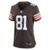 Bub Means Cleveland Browns Nike Women's Team Game Jersey - Brown - Alt1