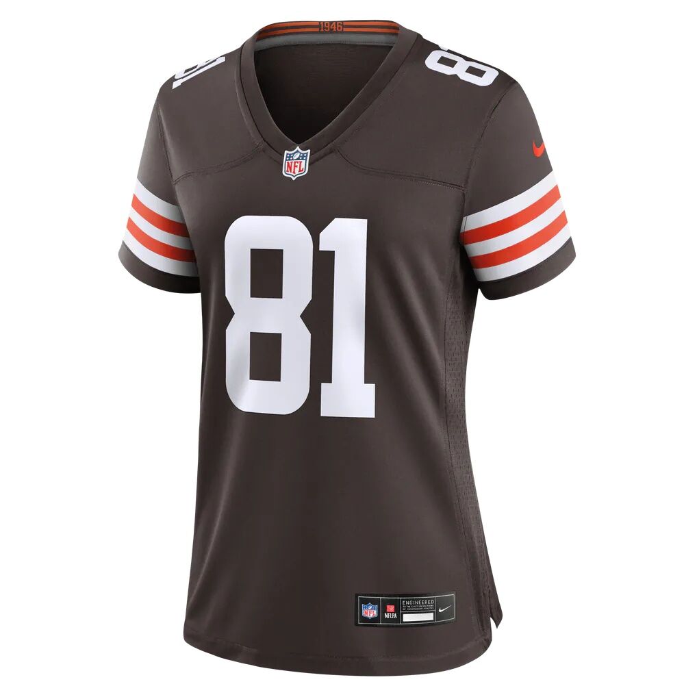 Bub Means Cleveland Browns Nike Women's Team Game Jersey