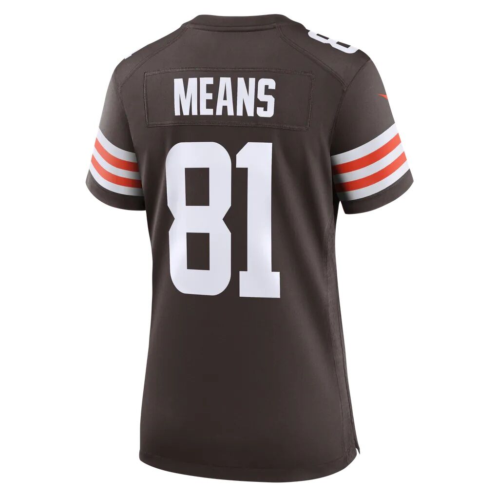 Bub Means Cleveland Browns Nike Women's Team Game Jersey