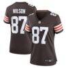 Kole Wilson Cleveland Browns Nike Women's Team Game Jersey - Brown - Front View
