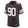 Khordae Sydnor Cleveland Browns Nike Team Game Jersey - Brown - Alt1