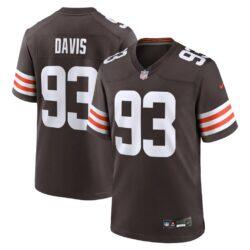 Kalia Davis Cleveland Browns Nike Team Game Jersey - Brown - Front View