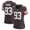 Kalia Davis Cleveland Browns Nike Women's Team Game Jersey - Brown - Front View