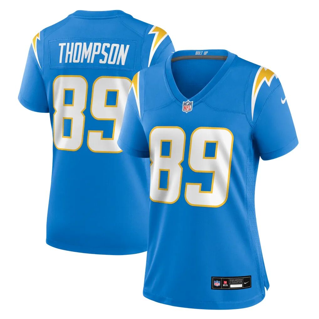 Brenen Thompson Los Angeles Chargers Nike Women's Team Game Jersey - Powder Blue
