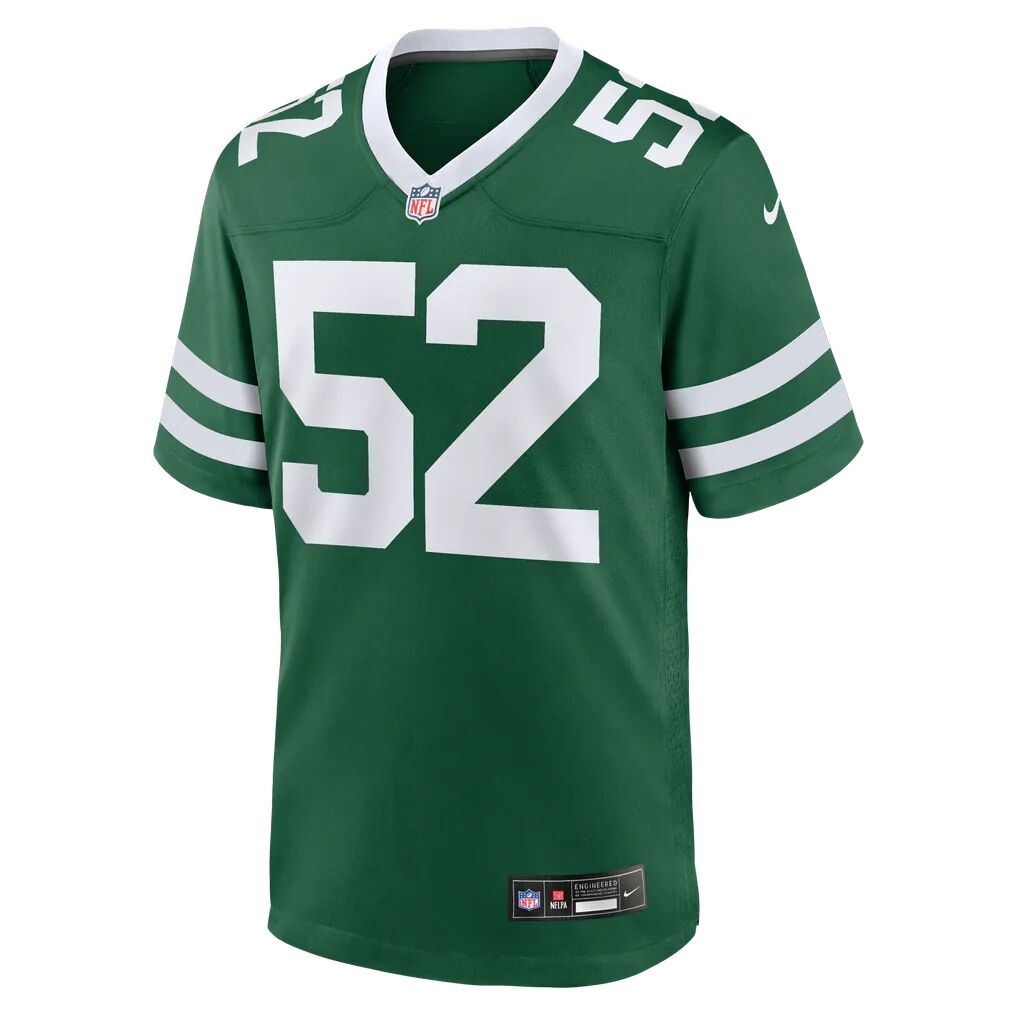 Kingsley Enagbare New York Jets Nike Team Game Jersey - Legacy Green