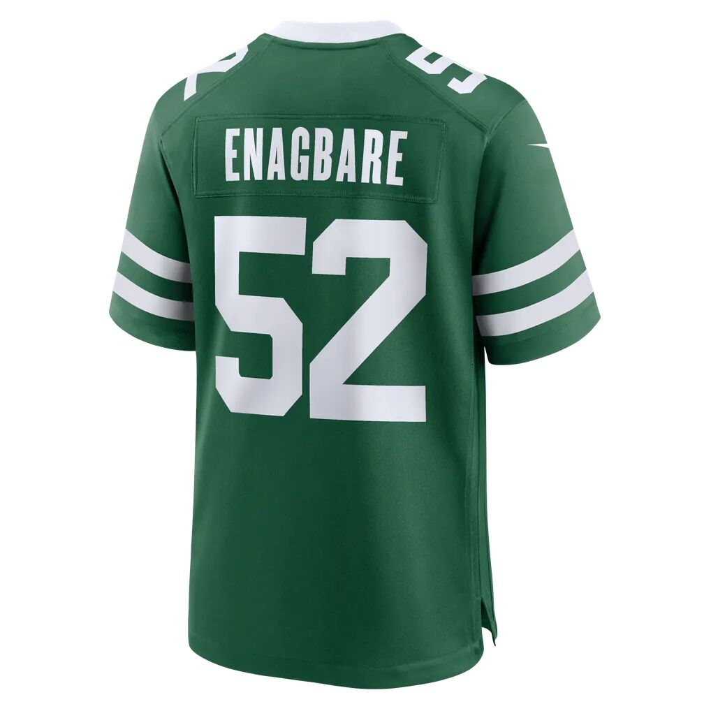 Kingsley Enagbare New York Jets Nike Team Game Jersey - Legacy Green