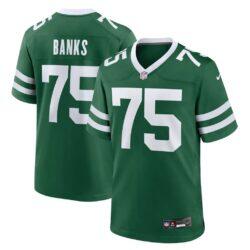 Brant Banks New York Jets Nike Team Game Jersey - - Front View