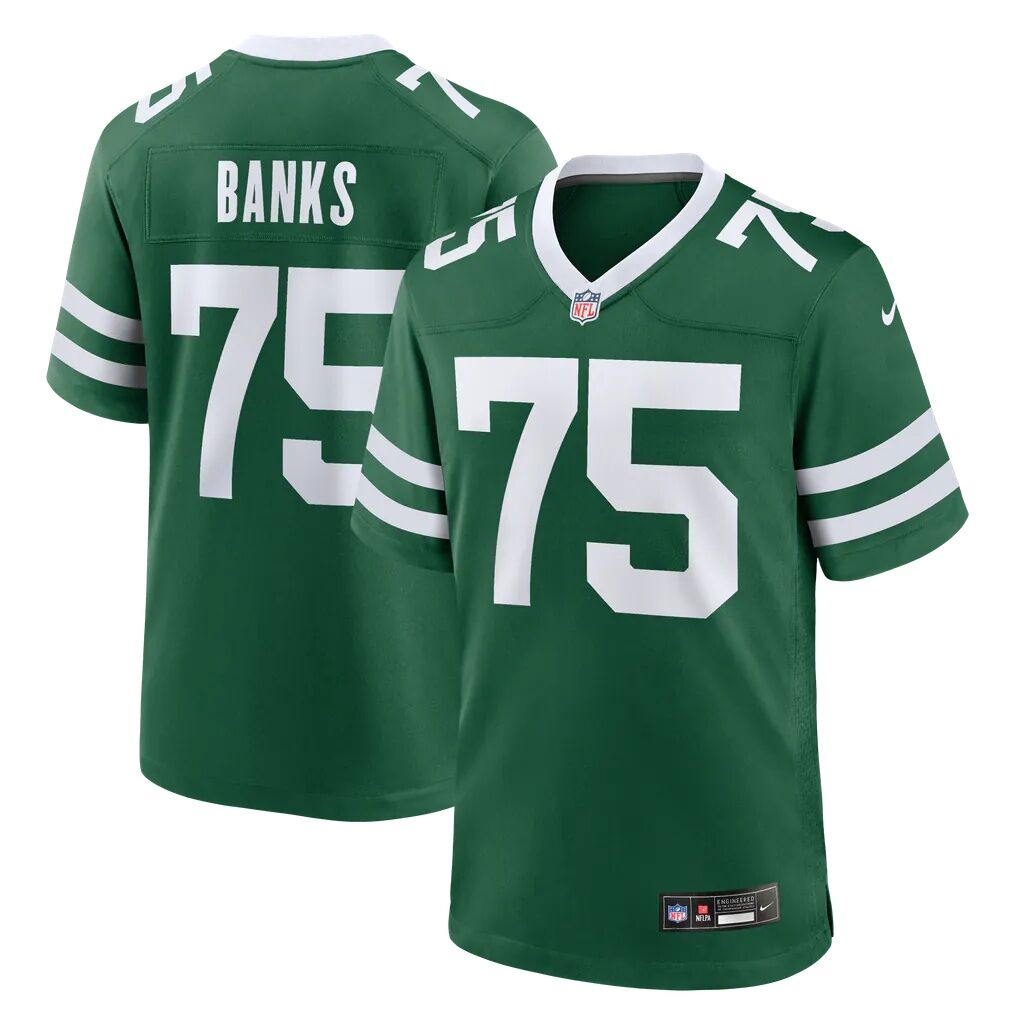 Brant Banks New York Jets Nike Team Game Jersey - Legacy Green