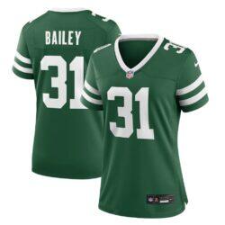 David Bailey New York Jets Nike Women's Team Game Jersey - Green - Front View