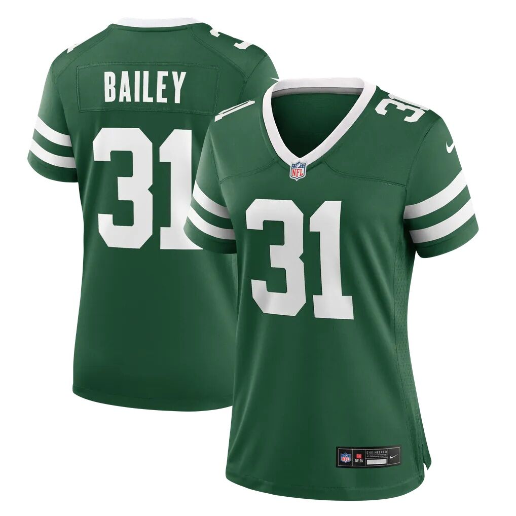 David Bailey New York Jets Nike Women's Team Game Jersey - Legacy Green