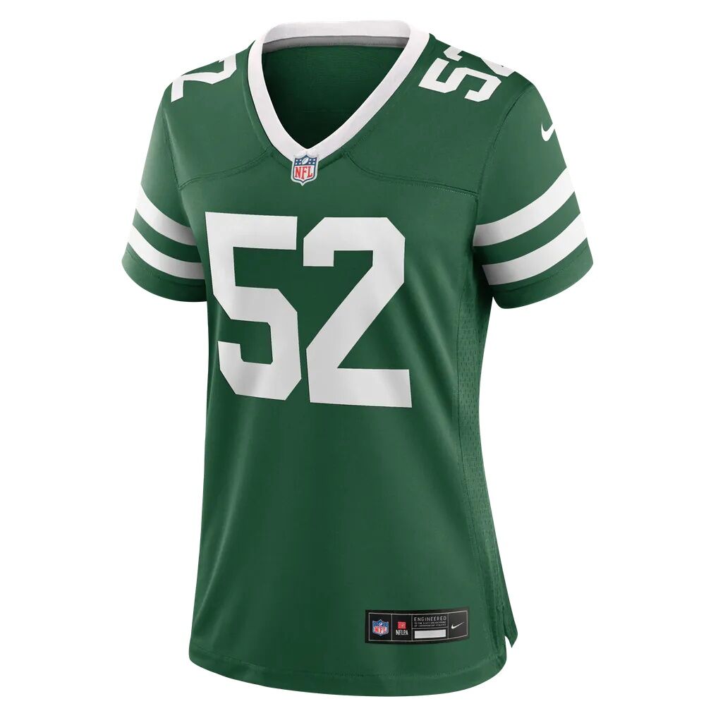Kingsley Enagbare New York Jets Nike Women's Team Game Jersey - Legacy Green