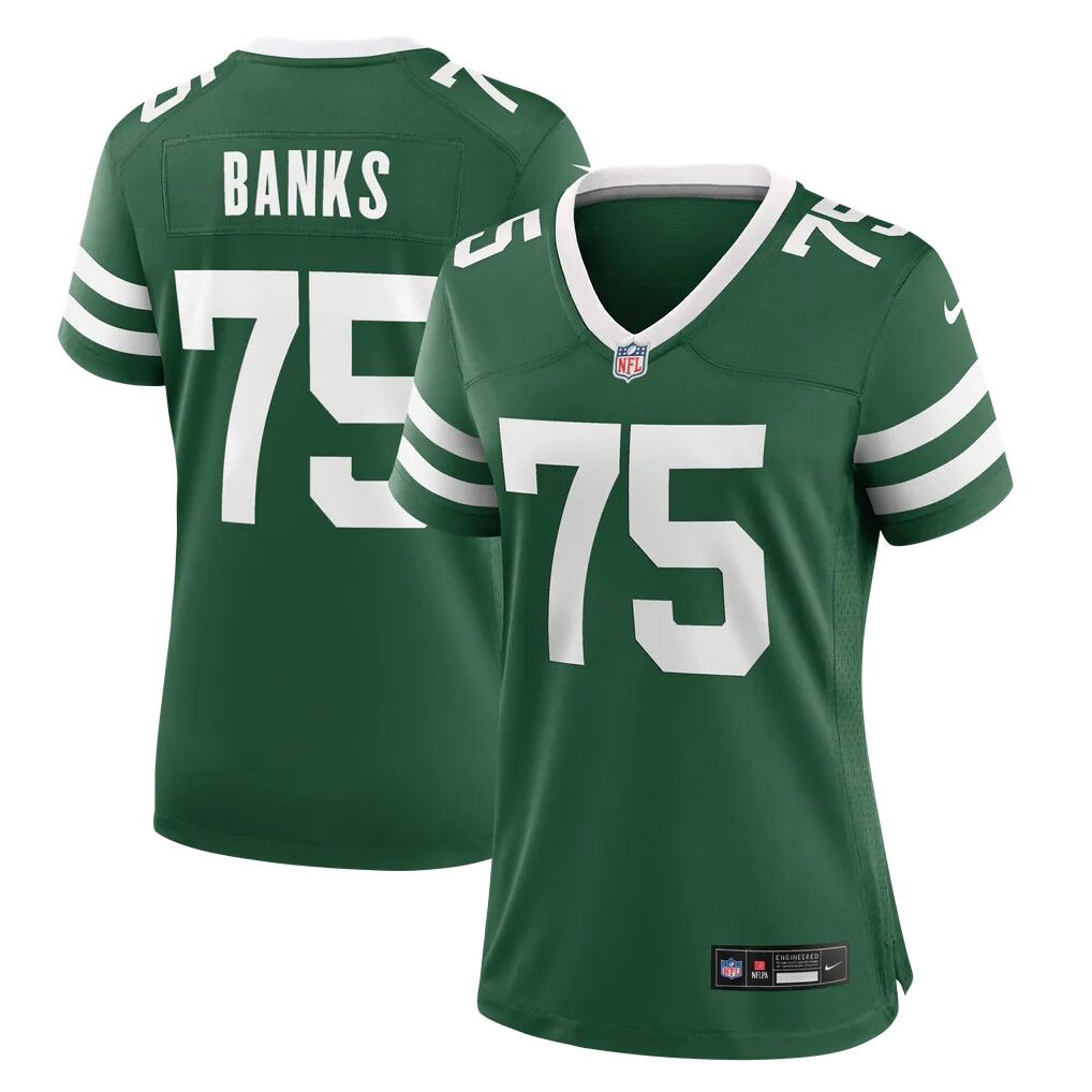 Brant Banks New York Jets Nike Women's Team Game Jersey - Legacy Green