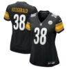 Bishop Fitzgerald Pittsburgh Steelers Nike Women's Team Game Jersey - Black - Front View