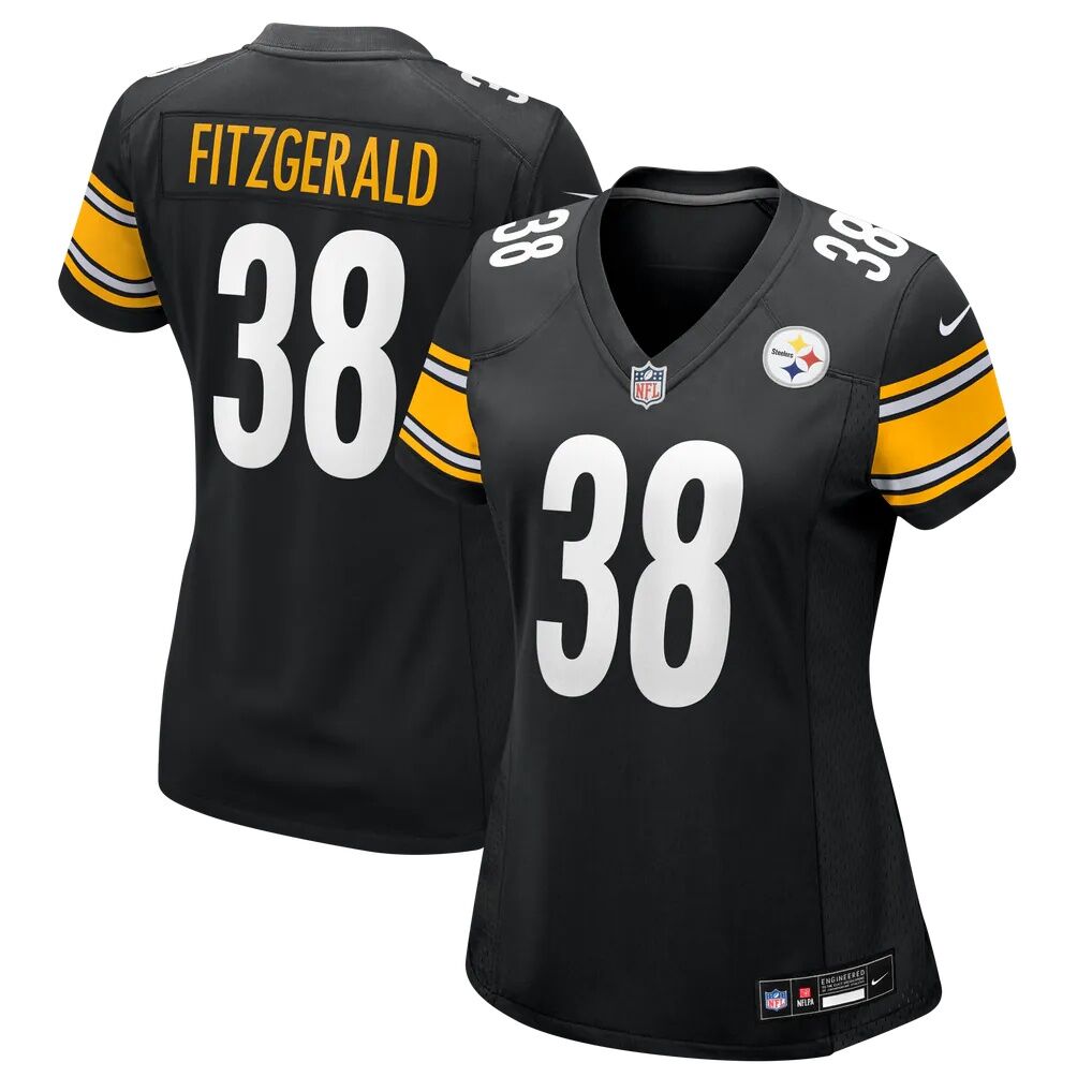 Bishop Fitzgerald Pittsburgh Steelers Nike Women's Team Game Jersey