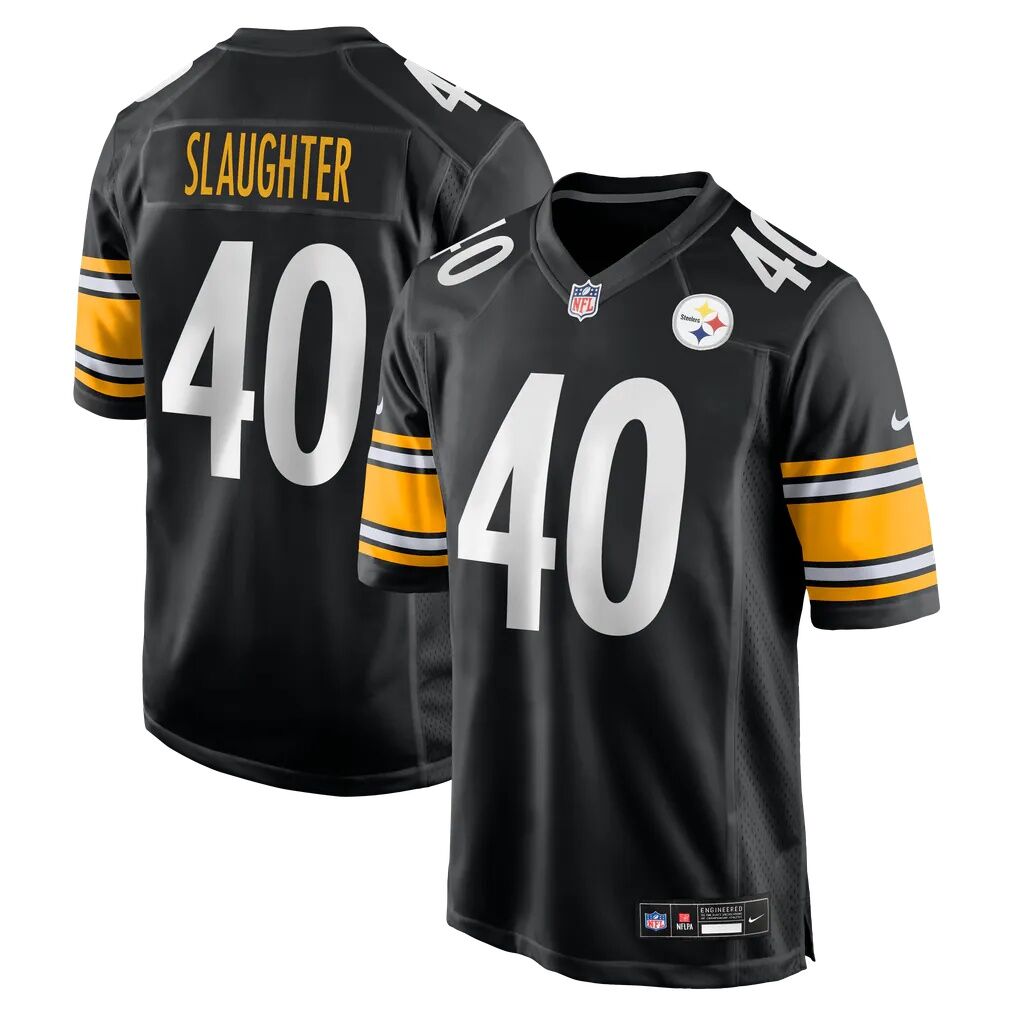 Doneiko Slaughter Pittsburgh Steelers Nike Team Game Jersey