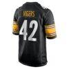 Car'lin Vigers Pittsburgh Steelers Nike Team Game Jersey - Black - Alt2
